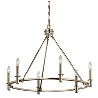 Mid Sized Chandelier 32-1/4" Width