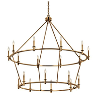 Large Foyer Chandelier 54-1/4" Width