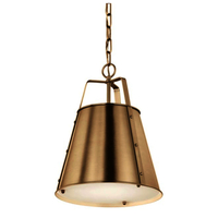 Down Light Pendant 13" Width