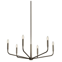 Mid Sized Chandelier 32" Width
