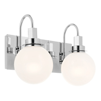 Bathroom Lighting (2 Bulbs) 14-1/4" Width
