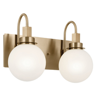 Bathroom Lighting (2 Bulbs) 14-1/4" Width