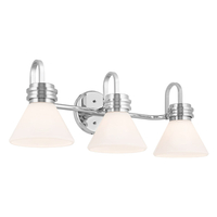Bathroom Lighting (3 bulbs) 26" Width