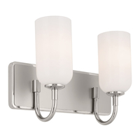 Bathroom Lighting (2 Bulbs) 14-1/4" Width