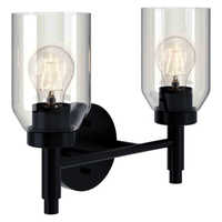 Bathroom Lighting (2 Bulbs) 14-1/4" Width