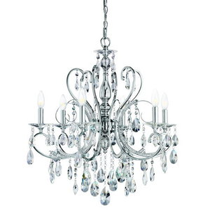 KK1012CH Marcalina Mid Sized Chandelier Chandelier - Chrome KK1012CH Marcalina Mid Sized Chandelier Chandelier - Chrome