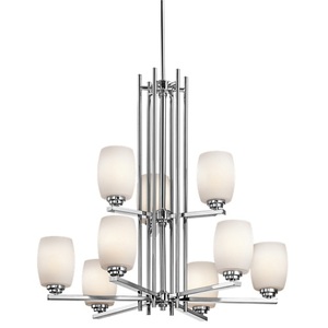 KK1897CHL16 Eileen Mid Sized Chandelier Chandelier - Chrome KK1897CHL16 Eileen Mid Sized Chandelier Chandelier - Chrome