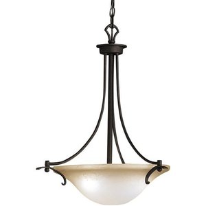 KK2644DBK Pomeroy Up Light Pendant Light - Distressed Black KK2644DBK Pomeroy Up Light Pendant Light - Distressed Black