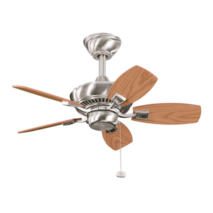 KK300103BSS Canfield Small Fans (up to 38'') Ceiling Fan - Brushed Stainless Steel KK300103BSS Canfield Small Fans (up to 38'') Ceiling Fan - Brushed Stainless Steel