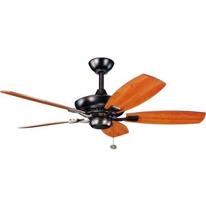 KK300107OBB Canfield Medium Fan (42'' to 51'') Ceiling Fan - Oil Brushed Bronze / Walnut KK300107OBB Canfield Medium Fan (42'' to 51'') Ceiling Fan - Oil Brushed Bronze / Walnut