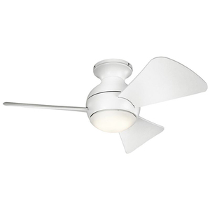 KK330150MWH Sola Small Fans (up to 38'') Ceiling Fan - Matte White KK330150MWH Sola Small Fans (up to 38'') Ceiling Fan - Matte White