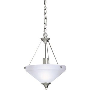 KK3348NI Ansonia Up Light Pendant Light - Brushed Nickel KK3348NI Ansonia Up Light Pendant Light - Brushed Nickel
