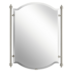 KK41050BPT Abbeyville Unique Shape Mirror - Brushed Pewter KK41050BPT Abbeyville Unique Shape Mirror - Brushed Pewter