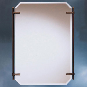 KK41055OLZ Polygon Unique Shape Mirror - Oiled Bronze KK41055OLZ Polygon Unique Shape Mirror - Oiled Bronze