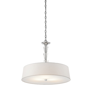 KK42034CH Crystal Persuasion Drum Pendant Pendant Light - Chrome KK42034CH Crystal Persuasion Drum Pendant Pendant Light - Chrome