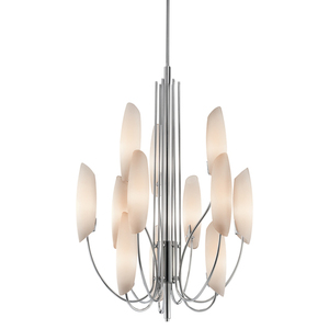 KK42215CH Stella Mid Sized Chandelier Chandelier - Chrome KK42215CH Stella Mid Sized Chandelier Chandelier - Chrome