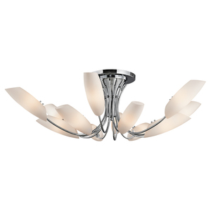 KK42218CH Stella Semi Flush Mount Ceiling Light - Chrome KK42218CH Stella Semi Flush Mount Ceiling Light - Chrome