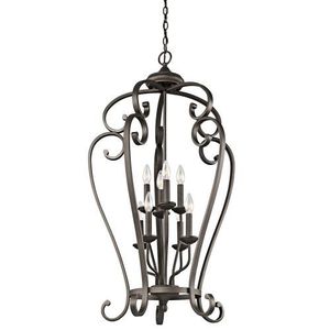 KK43166OZ Monroe Entrance / Foyer Pendant Light - Olde Bronze KK43166OZ Monroe Entrance / Foyer Pendant Light - Olde Bronze