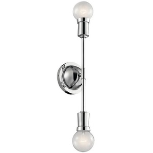 KK43195CH Armstrong Multi Bulb Wall Sconce - Chrome KK43195CH Armstrong Multi Bulb Wall Sconce - Chrome