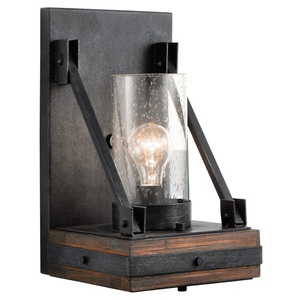 KK43436AUB Colerne 1 Bulb Wall Sconce - Auburn Stained Finish KK43436AUB Colerne 1 Bulb Wall Sconce - Auburn Stained Finish