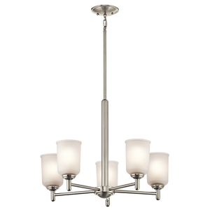 KK43671NI Shailene Mini Chandelier - Brushed Nickel KK43671NI Shailene Mini Chandelier - Brushed Nickel