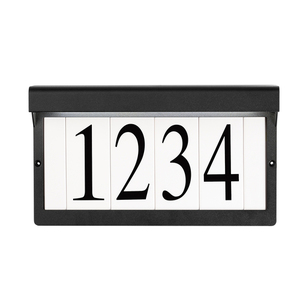 KK43800BKTLED Utilitarian Address Number Door Accessory - Textured Black KK43800BKTLED Utilitarian Address Number Door Accessory - Textured Black