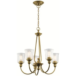 KK43946NBR Waverly Mid Sized Chandelier Chandelier - Natural Brass KK43946NBR Waverly Mid Sized Chandelier Chandelier - Natural Brass