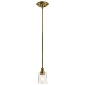 KK43949NBR Waverly Mini-Pendant Pendant Light - Natural Brass KK43949NBR Waverly Mini-Pendant Pendant Light - Natural Brass