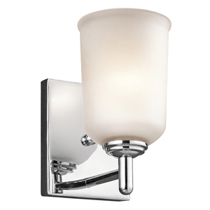 KK45572CH Shailene 1 Bulb Wall Sconce - Chrome KK45572CH Shailene 1 Bulb Wall Sconce - Chrome