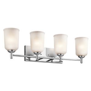 KK45575CH Shailene 4 or More Bulb Bathroom Lighting - Chrome KK45575CH Shailene 4 or More Bulb Bathroom Lighting - Chrome