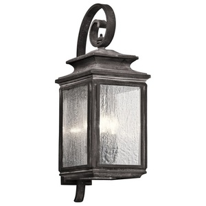 KK49503WZC Wiscombe Park Entrance Outdoor Wall Light - Weathered Zinc KK49503WZC Wiscombe Park Entrance Outdoor Wall Light - Weathered Zinc