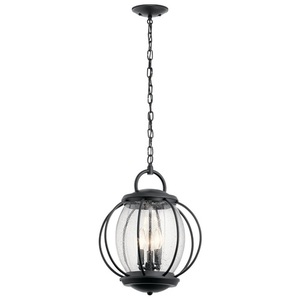 KK49731BKT Vandalia Hanging Hanging Lantern - Textured Black KK49731BKT Vandalia Hanging Hanging Lantern - Textured Black