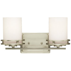 KK5077NI Hendrik 2 Bulb Bathroom Lighting - Brushed Nickel KK5077NI Hendrik 2 Bulb Bathroom Lighting - Brushed Nickel