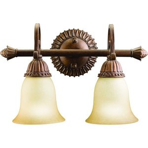 KK5215TZG Larissa 2 Bulb Bathroom Lighting - Tannery Bronze KK5215TZG Larissa 2 Bulb Bathroom Lighting - Tannery Bronze