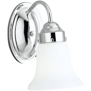 KK6121CH Wall Mount Bath 1 Bulb Wall Sconce - Chrome KK6121CH Wall Mount Bath 1 Bulb Wall Sconce - Chrome