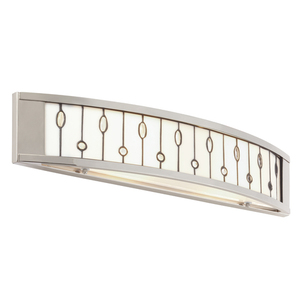 KK69157 Cloudburst 2 Bulb Bathroom Lighting - Polished Nickel KK69157 Cloudburst 2 Bulb Bathroom Lighting - Polished Nickel