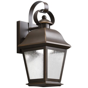 KK9707OZLED Mount Vernon Entrance Outdoor Wall Light - Olde Bronze KK9707OZLED Mount Vernon Entrance Outdoor Wall Light - Olde Bronze