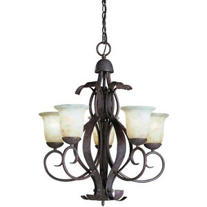 KK9818OI High Country Dining Outdoor Chandelier - Olde Iron KK9818OI High Country Dining Outdoor Chandelier - Olde Iron