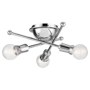 KK43196CH Armstrong Flush Mount Ceiling Light - Chrome KK43196CH Armstrong Flush Mount Ceiling Light - Chrome