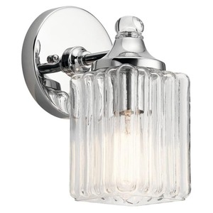 KK45905CH Riviera 1 Bulb Wall Sconce - Chrome KK45905CH Riviera 1 Bulb Wall Sconce - Chrome