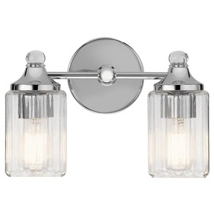 KK45906CH Riviera 2 Bulb Bathroom Lighting - Chrome KK45906CH Riviera 2 Bulb Bathroom Lighting - Chrome