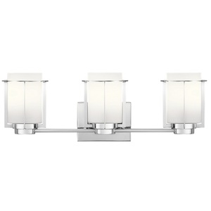 KK45948CH Chagrin 3 Bulb Bathroom Lighting - Chrome KK45948CH Chagrin 3 Bulb Bathroom Lighting - Chrome