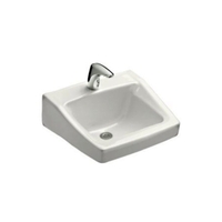 Wall Hung Bathroom Sink 19-1/4 x 17-1/4 x 8-1/8