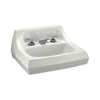 Wall Hung Bathroom Sink 21-1/4 x 18-1/8 x 12-1/4