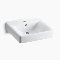 Wall Hung Bathroom Sink 20'' x 18'' x 7'' Wall Hung Bathroom Sink 20'' x 18'' x 7''