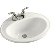 Self-Rimming Bathroom Sink 20-1/4 x 17-1/2 x 8-1/2 Self-Rimming Bathroom Sink 20-1/4 x 17-1/2 x 8-1/2