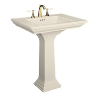 Pedestal Bathroom Sink 30 x 21-3/4 x 34-3/4 Pedestal Bathroom Sink 30 x 21-3/4 x 34-3/4
