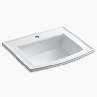 Self-Rimming Bathroom Sink 22-5/8 x 19-7/16 x 7-7/8 Self-Rimming Bathroom Sink 22-5/8 x 19-7/16 x 7-7/8