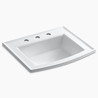 Self-Rimming Bathroom Sink 22-5/8 x 19-7/16 x 7-7/8 Self-Rimming Bathroom Sink 22-5/8 x 19-7/16 x 7-7/8
