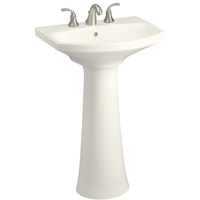 Pedestal Bathroom Sink 22-3/4 x 18-7/8 x 34-1/2 Pedestal Bathroom Sink 22-3/4 x 18-7/8 x 34-1/2